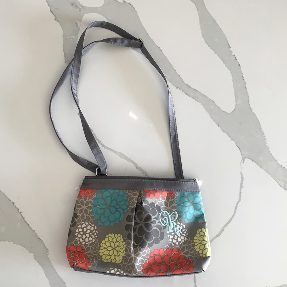 Initials, Inc. “R” embroidered makeup bag. Great condition!